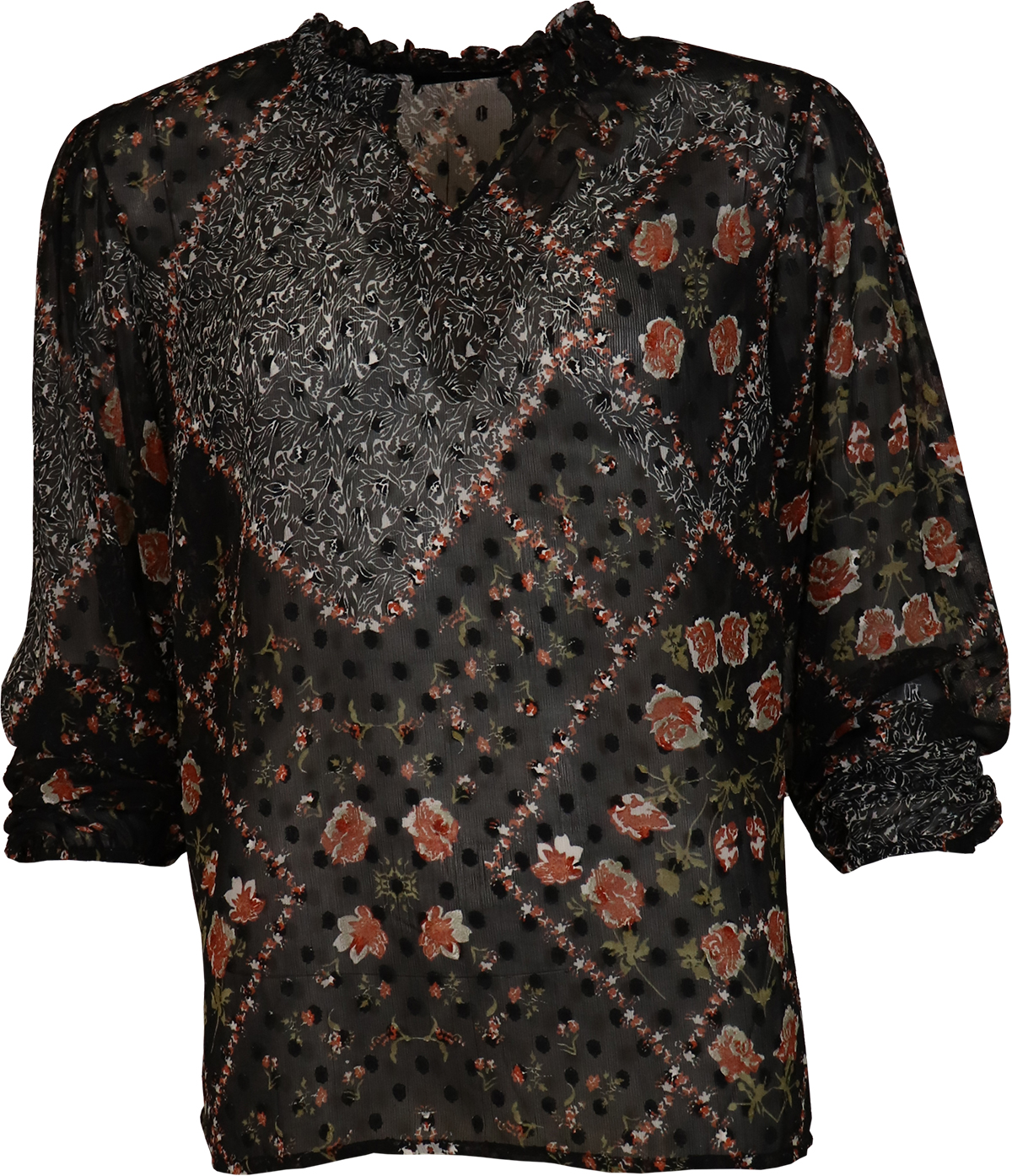 SASIA BLOUSE - BLACK