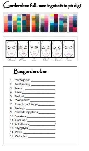 Garderobsplanering !