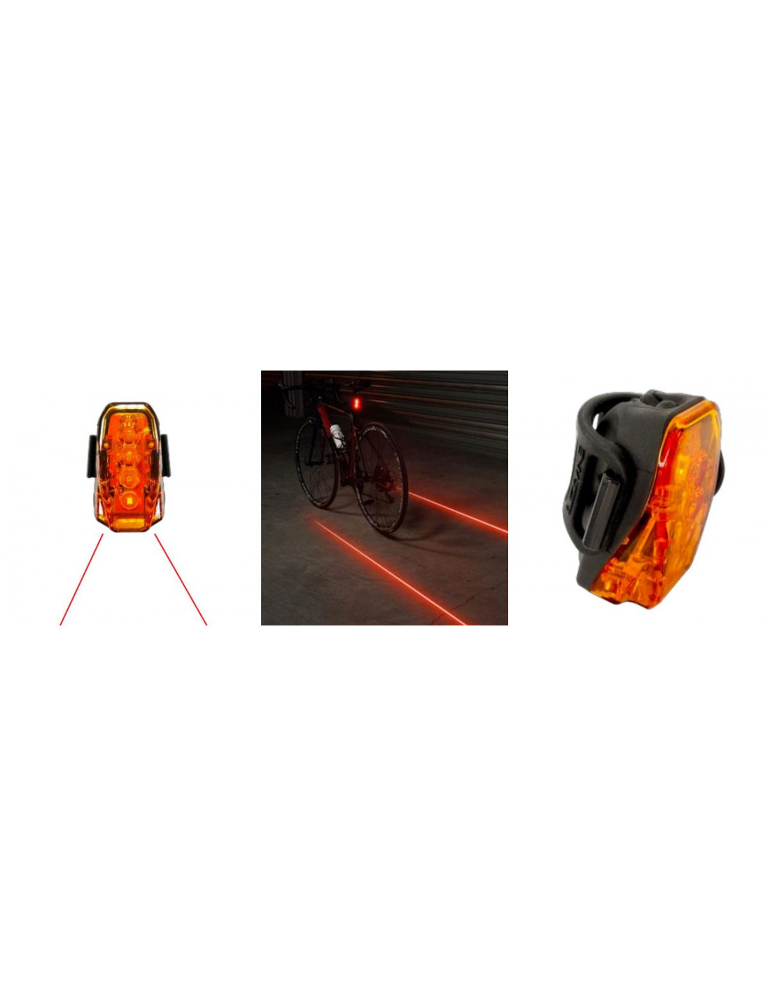 Baklampa laser drive 250 lumen lezyne - 3