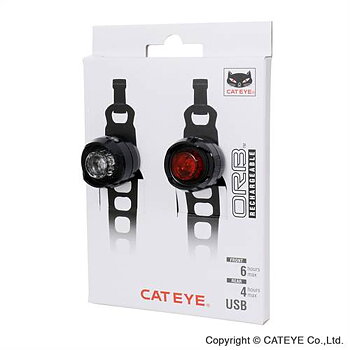 Cateye Orb Rechargable Front & Rear Kit