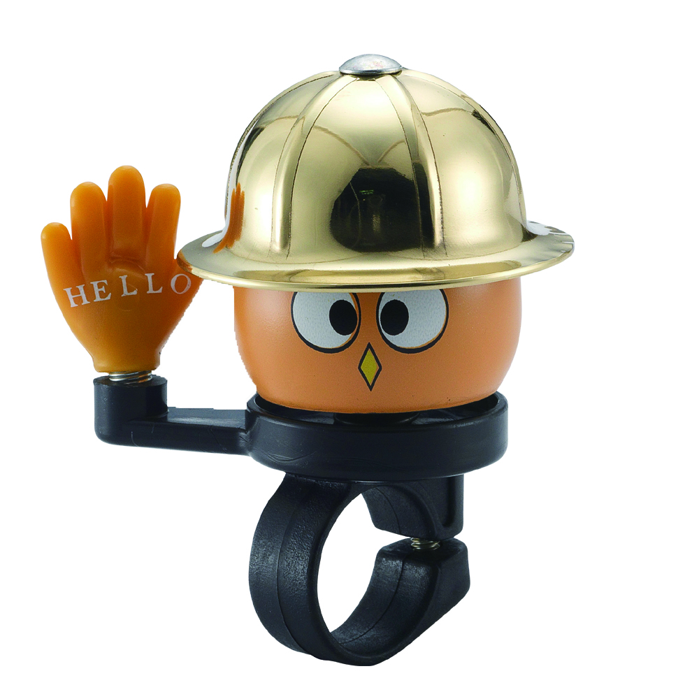 Ringklocka Bike Attitude Say Hello messing hat