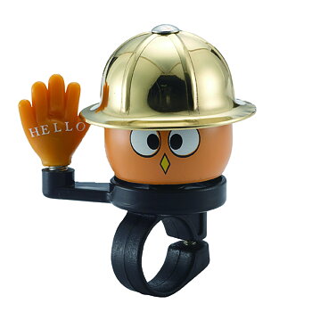 Ringklocka Bike Attitude Say Hello messing hat