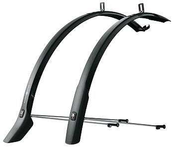 Skärmset SKS Velo 42 Urban 700c x 42mm svart inkl. stag