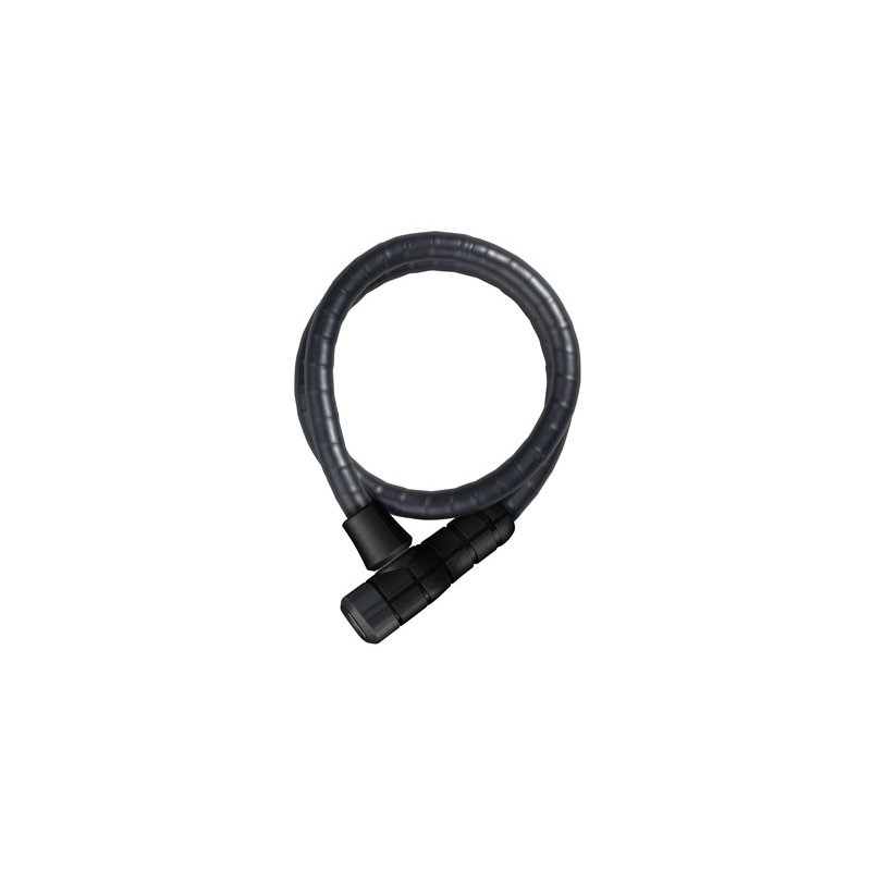 ABUS STEEL-O-FLEX MICROFLEX 6615K/85, 15MM, SVART