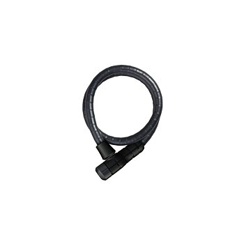 ABUS STEEL-O-FLEX MICROFLEX 6615K/85, 15MM, SVART