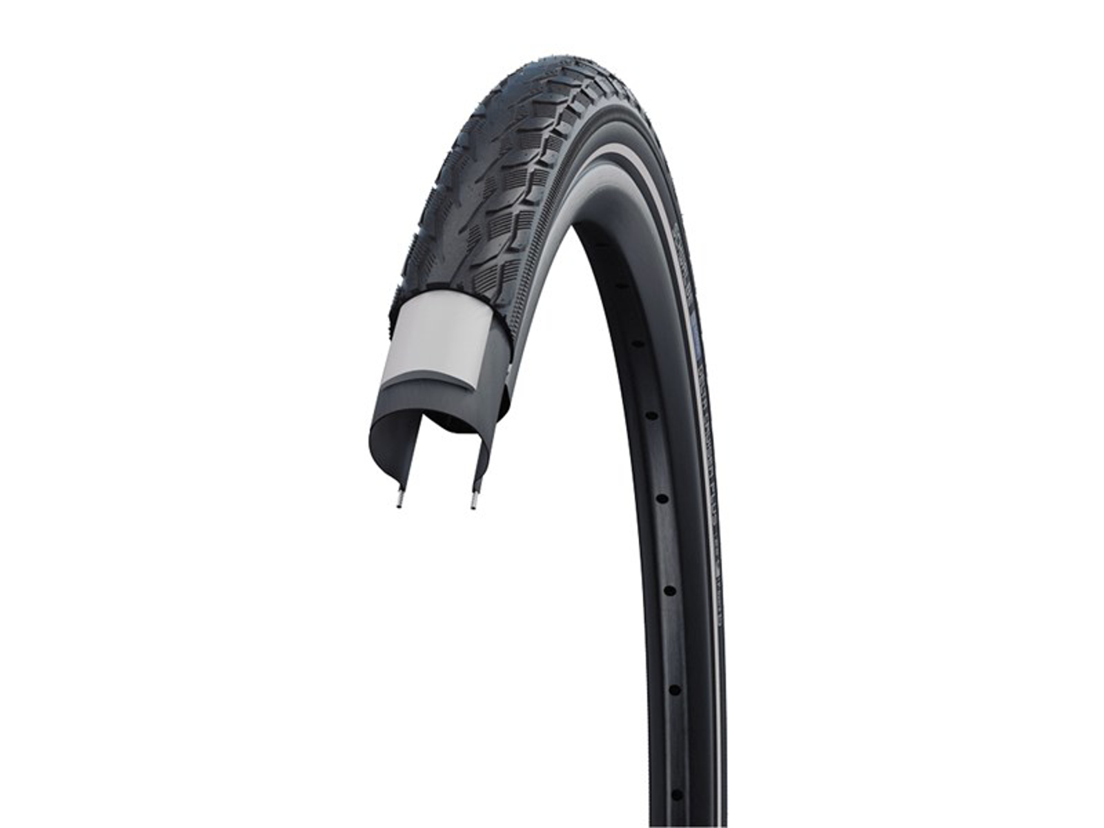 Schwalbe Delta Cruiser Plus PunctureGuard (47-559) Svart reflex