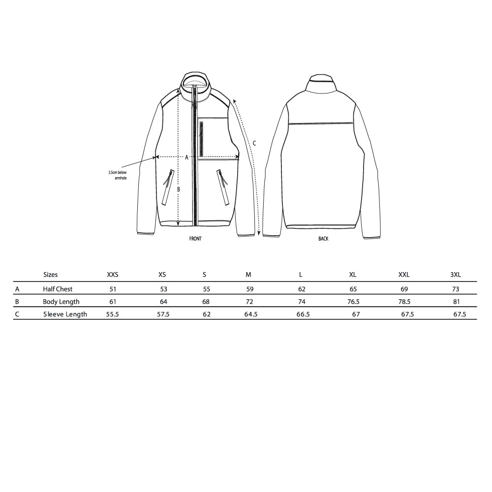 Unisex Fleece Jacket Green - 3