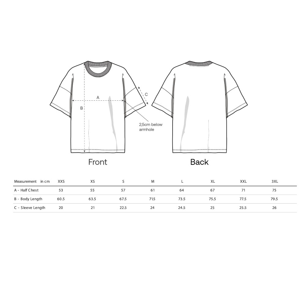 Limited T-shirt Boxy t-shirt Navy - 3