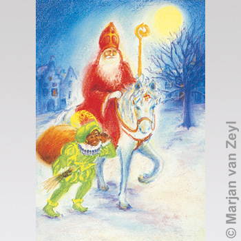 Konstkort M.v. Zeyl St Nicholas 