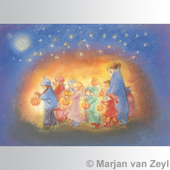 Konstkort M.v. Zeyl  St Martin