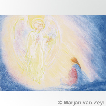 Konstkort M.v. Zey Advent