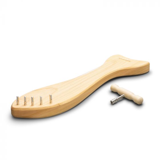 Choroi Delfin Lyra Körsbärsträ. Längd 40 cm. Bredd11 cm. 5 strängar. 