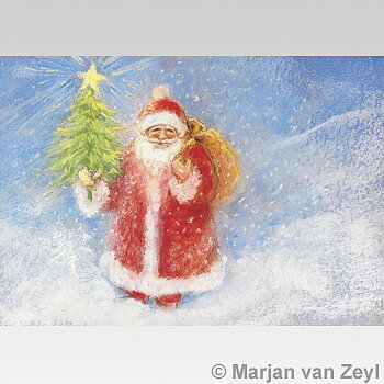 Konstkort M.v. Zeyl Jultomte