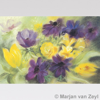 Konstkort M.v. Zeyl Anemon