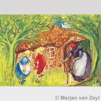 Konstkort M.v. Zeyl Hans & Greta