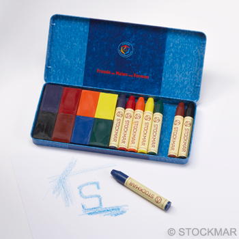 Stockmar bivax  stiftkritor 8 st + blockkritor 8 st. 