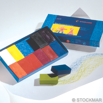 Stockmar blockkritor - 12 blandade färger 