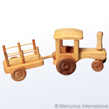 Telleby Traktor med vagn