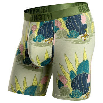 CLASSIC BOXER BRIEF PRINT - CACTUS FLORAL-FAIR GREEN