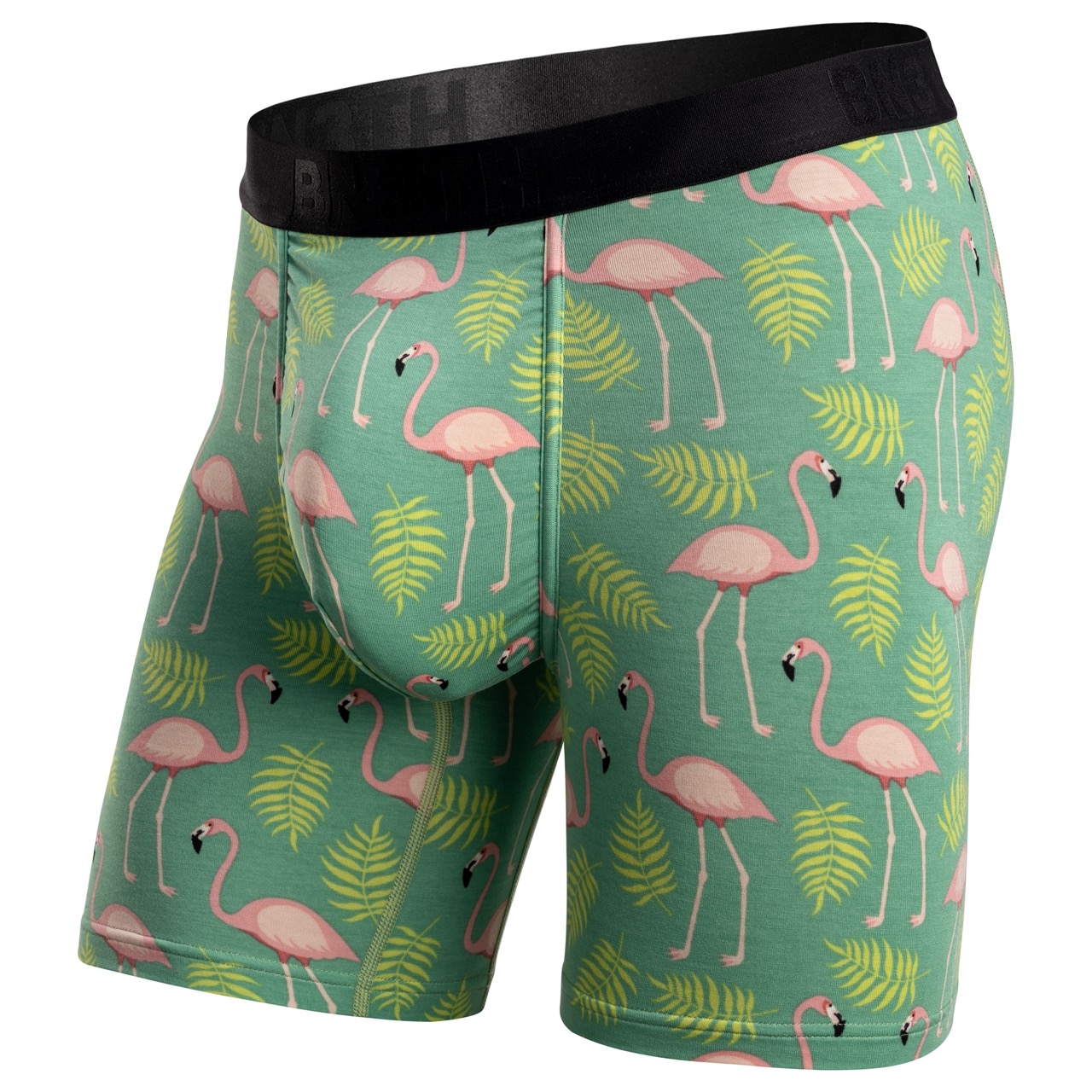 CLASSIC BOXER BRIEF PRINT - FLAMINGOS-SPRUCE