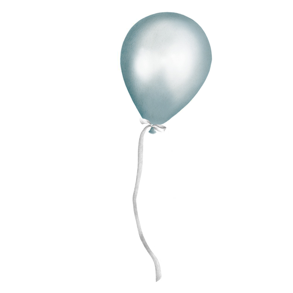 Kalasballong blue