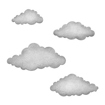 Graphite grey Clouds