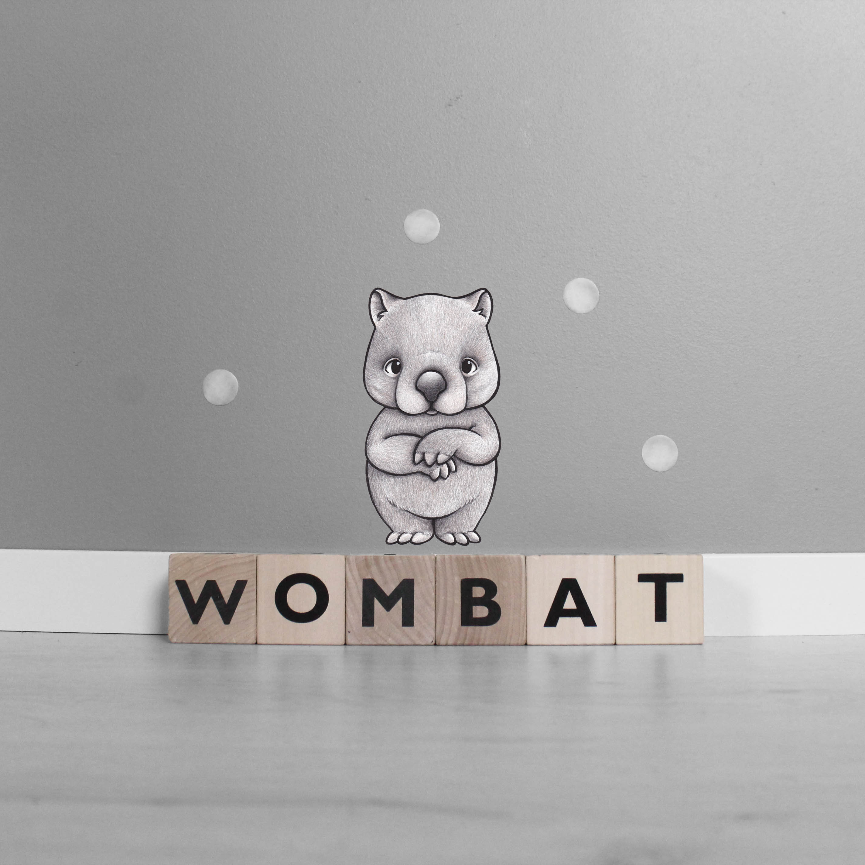 The wilderness was home to a wombat