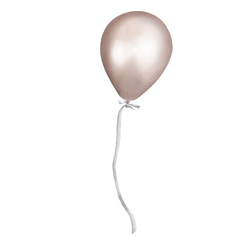 Rosé party balloon