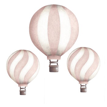 Ljusrosa Vintage Luftballonger