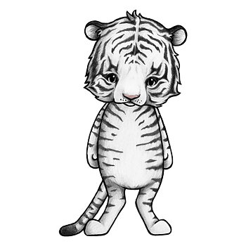Vita tigern Tango