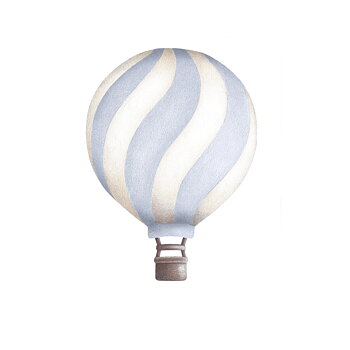 Himmelsblå Vågig Vintage Luftballong