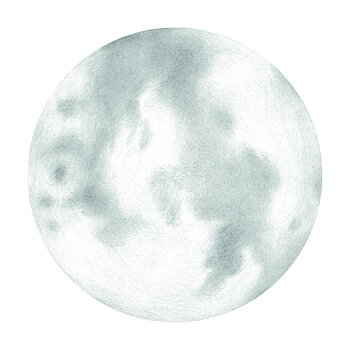 White full moon