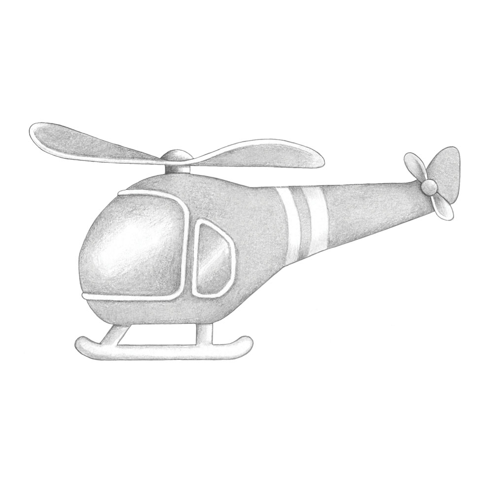 Helicopter light grey