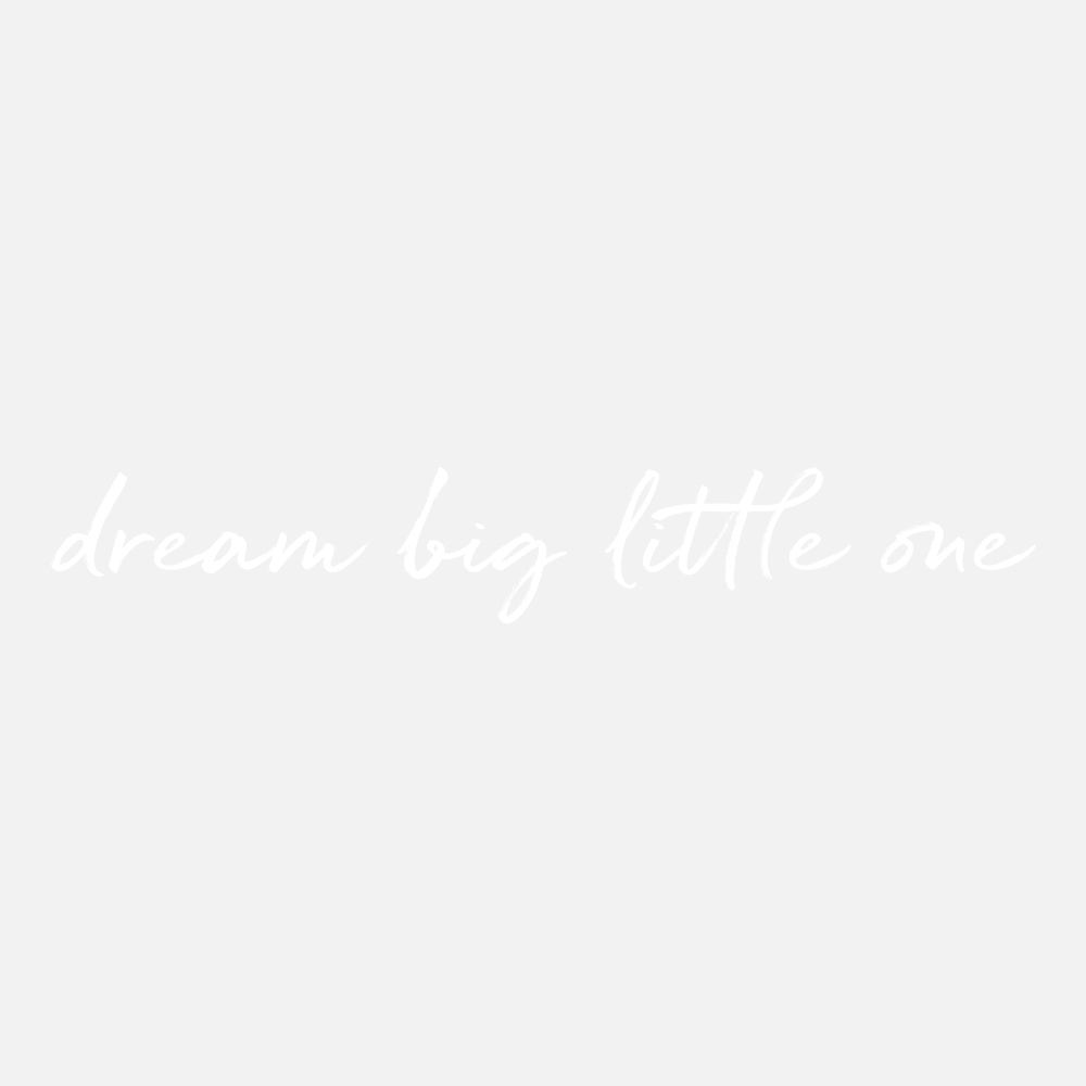 Dream big little one - 2