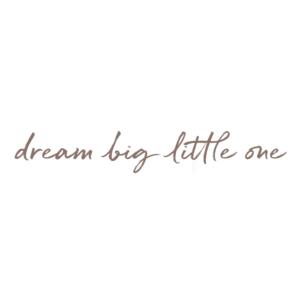 Dream big little one brune
