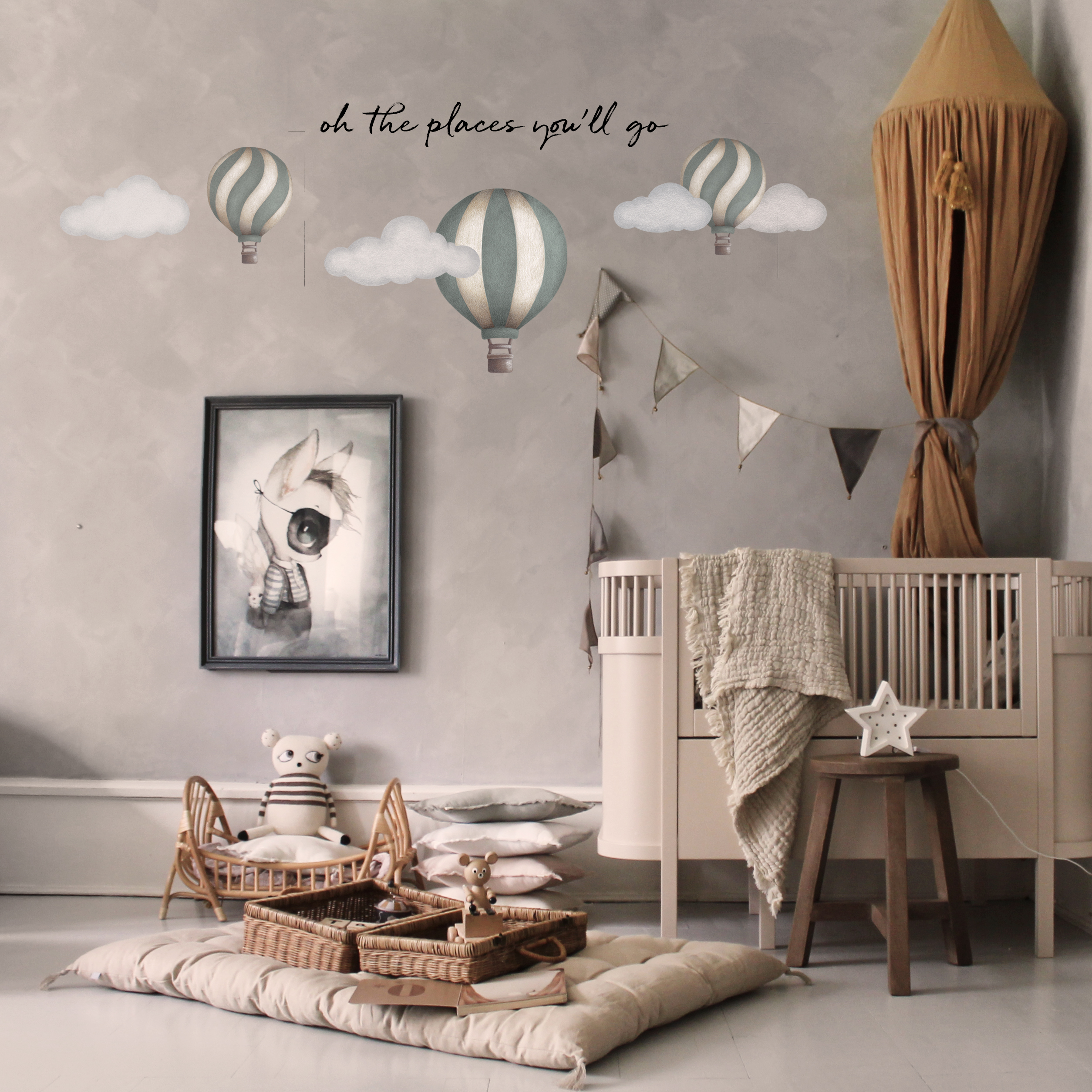 Dark mint Vintage Balloon set - 2