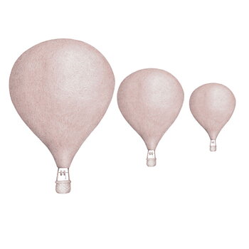 Gammelrosa Luftballonger