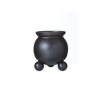 Kruka Anya - Svart matt - S - 13 x 15 cm 