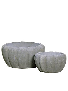 Kruka Gertrud Raw- S/2 - B Green