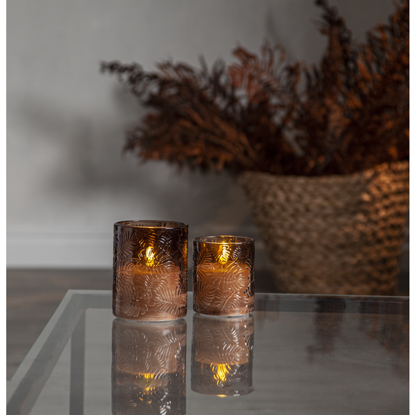 Blockljus Flamme Leaf - LED - Stort - 3