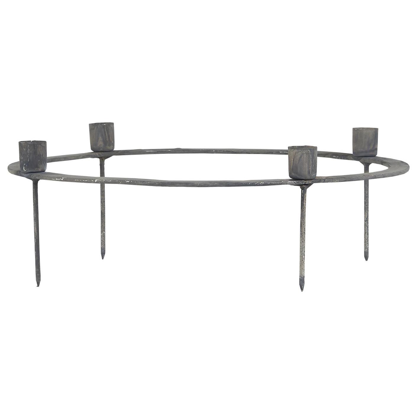 Adventsljusstake för 4 ljus (1,3 cm) med spjut - 