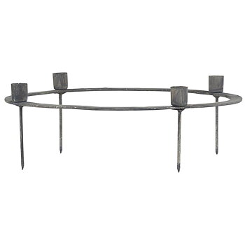 Adventsljusstake för 4 ljus (1,3 cm) med spjut - 