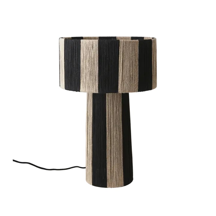 Bordslampa Jullan, Svart/Natur - M