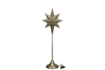 Golvstjärna Mira Champagne - El - 140 cm