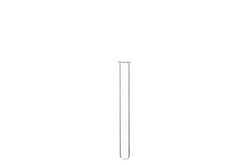 Glasrör med kant/provrör 15 cm 
