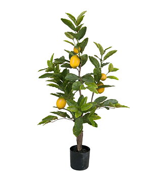 Citrusträd Citron - Konstgjort - 90 cm