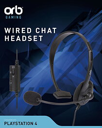 ORB PS4 Wired Chat Headset