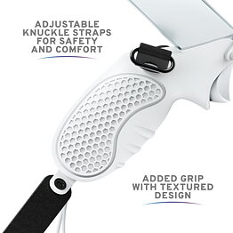 Stealth Touch Controller Grip Covers  with Straps and Silicon Halo for Meta Quest 2
