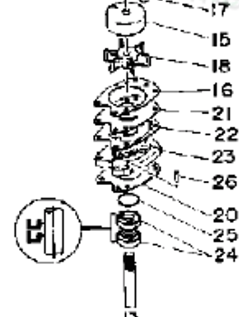IMPELLER KIT YAMAHA 40 HK 2-TAKT