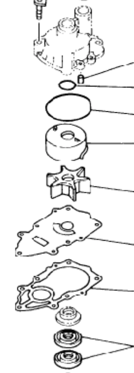IMPELLER KIT YAMAHA 115-150 HK 2-TAKT - 2